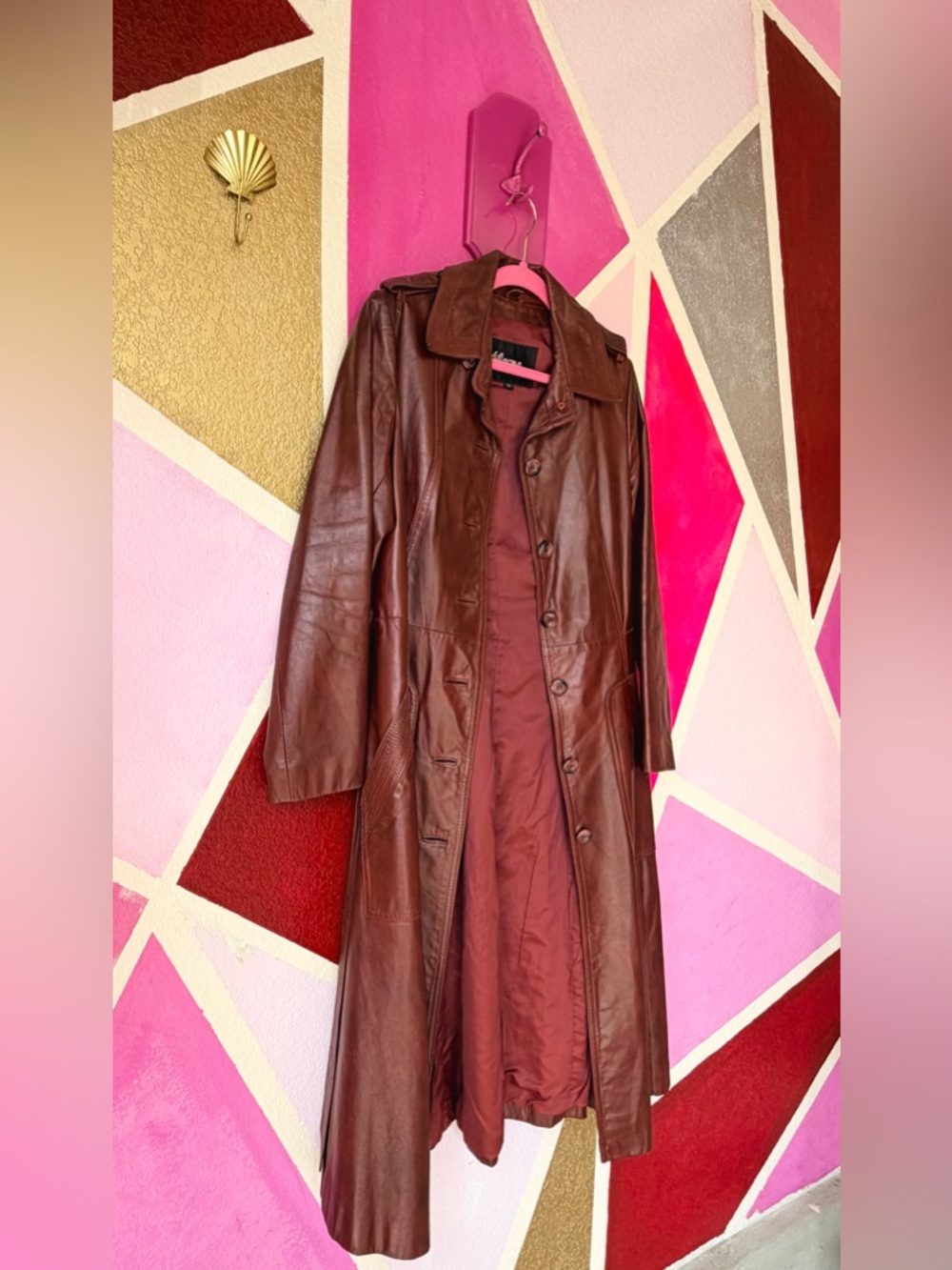 Vintage Wilsons Burgandy Leather Jacket - Picture 4 of 13